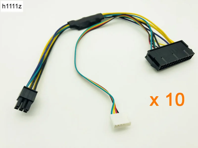 10PCS ATX Main 24Pin to 6Pin PCIE PSU Power Adapter Cable 18AWG Power Supply for HP Z220 Z230 SFF Server Workstation Motherboard
10PCS ATX Main 24Pin to 6Pin PCIE PSU Power Adapter Cable 18AWG Power Supply for HP Z220 Z230 SFF Server Workstation Motherboard