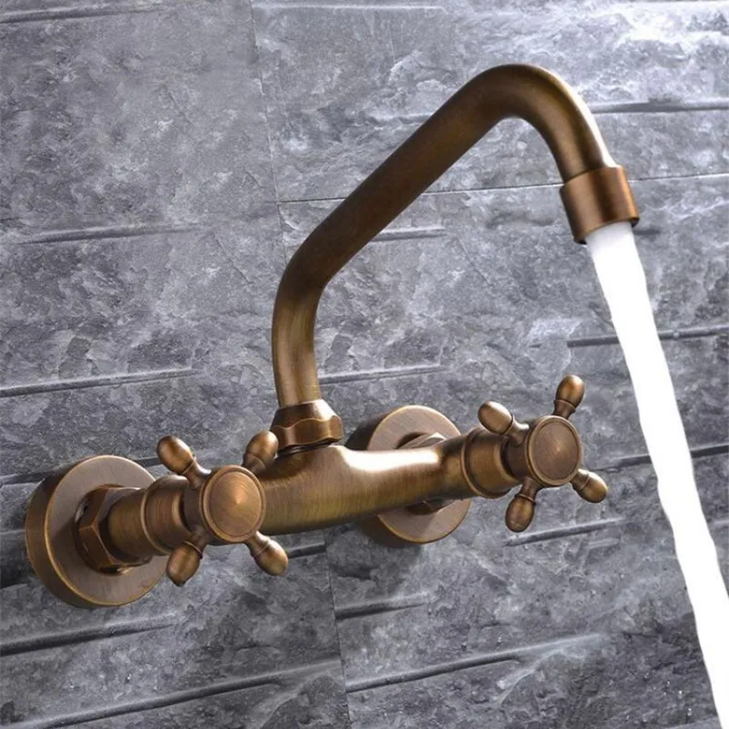 Wall mounted high quality brass material antique bronze Europe style double handle wall mounted basin faucet sink faucet
Wall mounted high quality brass material antique bronze Europe style double handle wall mounted basin faucet sink faucet