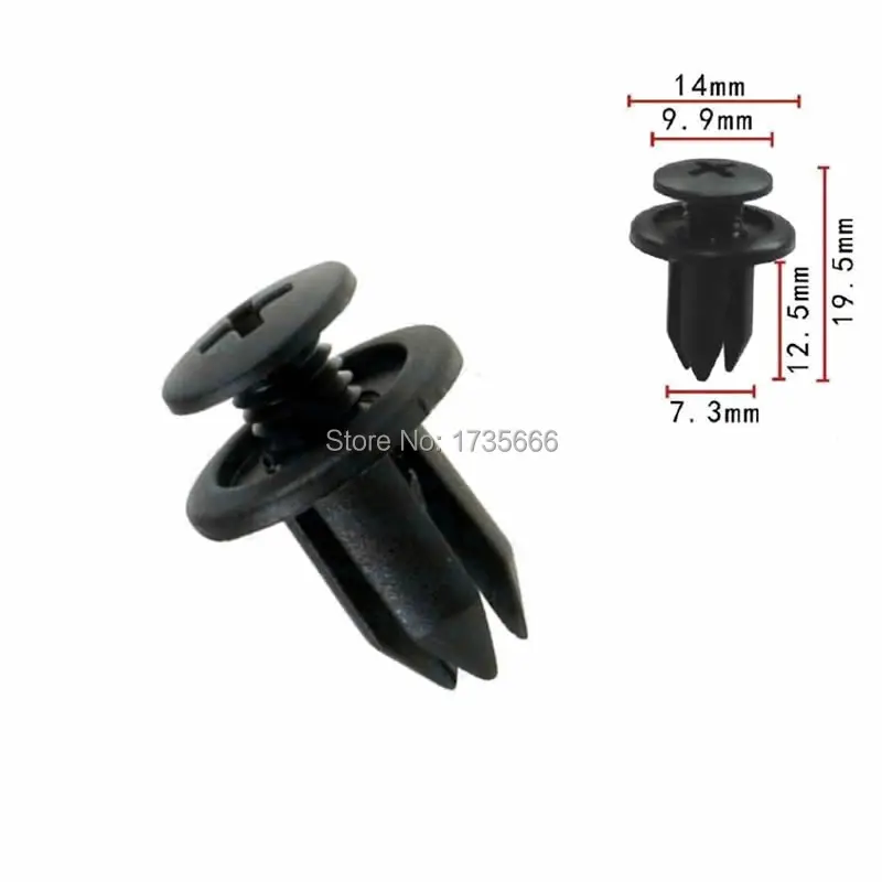 500PCS Inner Fender Clip Black Nylon Retainer 7mm Hole For Honda Accord Civic Element For Mazda 323 90657-SA6-0030 94198687
500PCS Inner Fender Clip Black Nylon Retainer 7mm Hole For Honda Accord Civic Element For Mazda 323 90657-SA6-0030 94198687