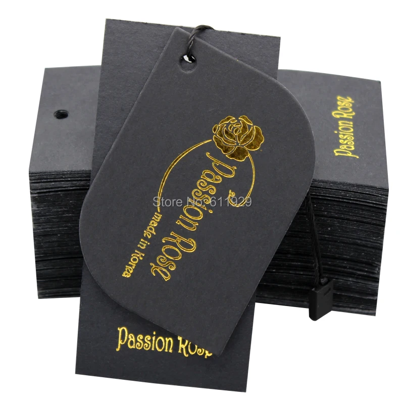 custom black matte paper tags/clothing cardboard hang tag/garment golden embossed tags/labels/trademark/swing tag/brand name
custom black matte paper tags/clothing cardboard hang tag/garment golden embossed tags/labels/trademark/swing tag/brand name