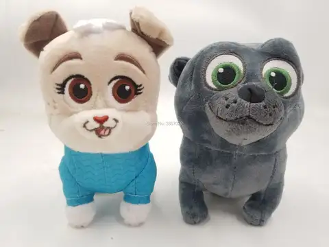 NEW Jr. PUPPY DOG PALS KEIA and Bingo Plush Stuffed Toy 6"