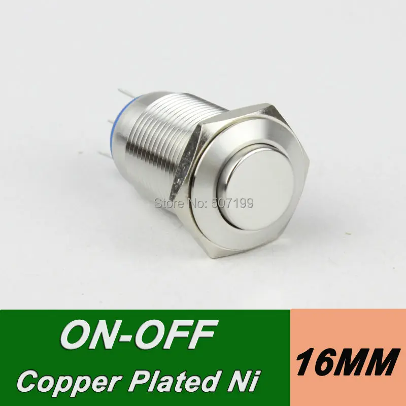 10pcs/lot dia.16mm latching metal push button switch high head 1NO+1NC switch waterproof IP65
10pcs/lot dia.16mm latching metal push button switch high head 1NO+1NC switch waterproof IP65
