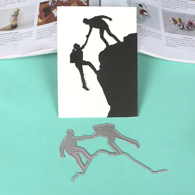 DUOFEN METAL CUTTING DIES Teamwork mountain climbing embossing stencil DIY Scrapbook Paper Album 2018 new
DUOFEN METAL CUTTING DIES Teamwork mountain climbing embossing stencil DIY Scrapbook Paper Album 2018 new