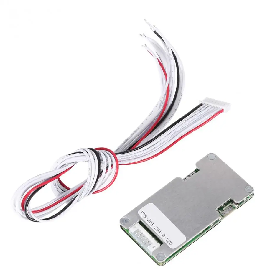 7s Cells 24V 20A W/Balancing Li-ion Lithium 18650 Battery BMS Protection Board Short Circuit Protection Overcharge Overcurrent
7s Cells 24V 20A W/Balancing Li-ion Lithium 18650 Battery BMS Protection Board Short Circuit Protection Overcharge Overcurrent