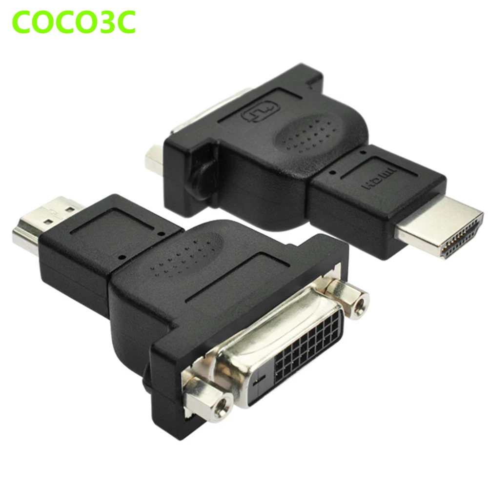 DVI 24+1 Pin Female to HDMI Gold Plated male Port Cable adapter AV Monitor 10.2Gbps DVI-D Dual Link to HDMI 1.4 A HDTV Converter
DVI 24+1 Pin Female to HDMI Gold Plated male Port Cable adapter AV Monitor 10.2Gbps DVI-D Dual Link to HDMI 1.4 A HDTV Converter