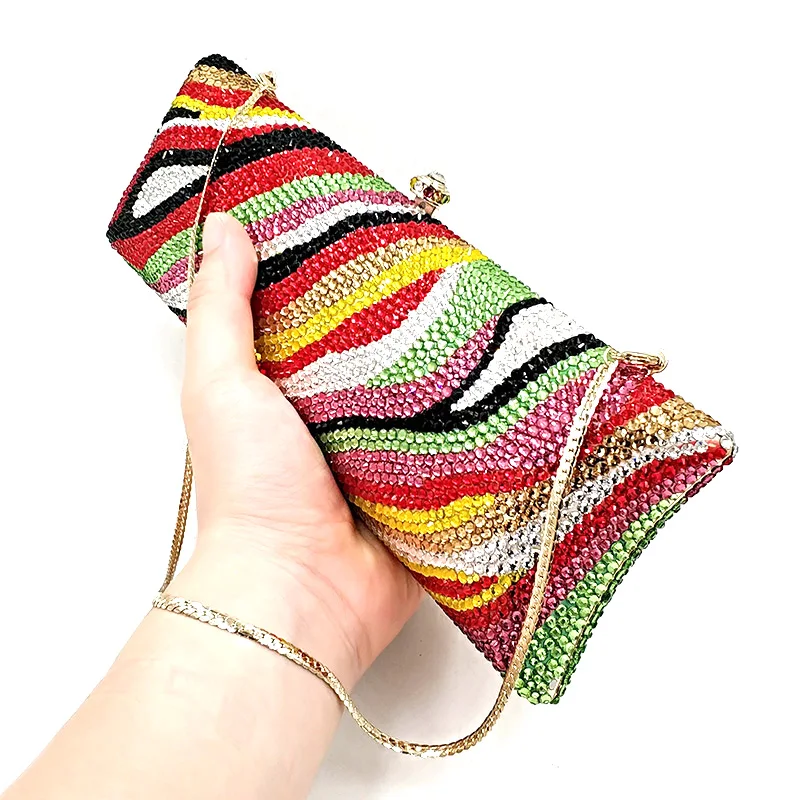 Fashion Ladies top design Bridal wedding party purses women evening party diamonds luxury crystal long clutches purses
Fashion Ladies top design Bridal wedding party purses women evening party diamonds luxury crystal long clutches purses