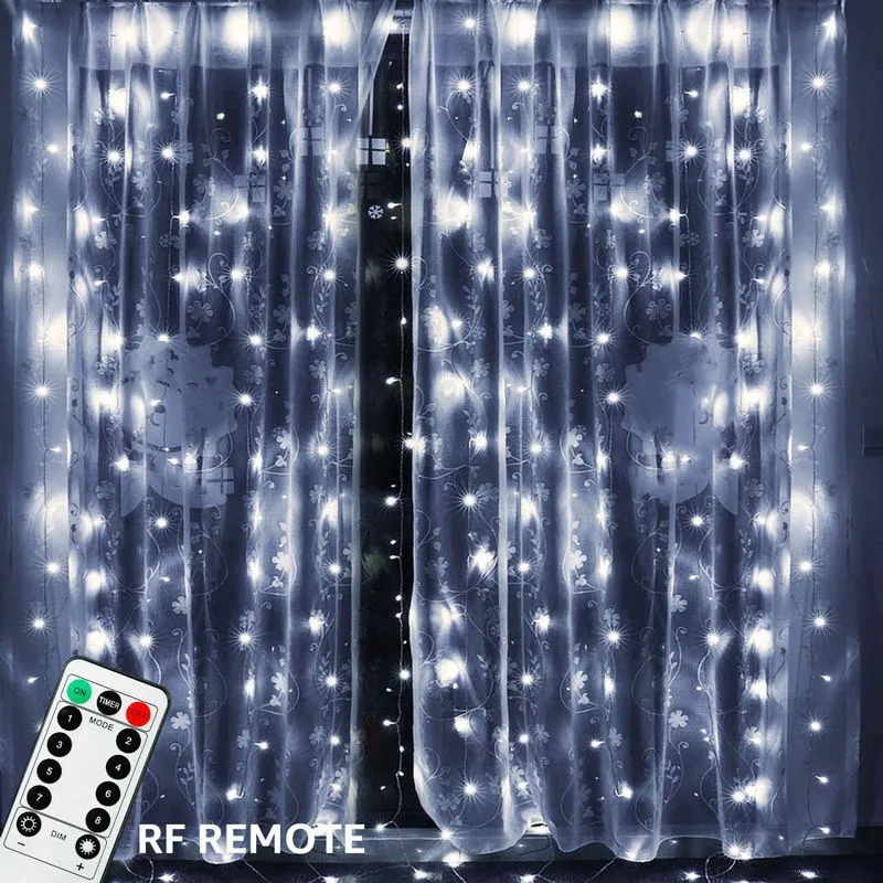 3M*3M 300led USB powered Micro copper wire Fairy string curtain light w/Remote timer Controller Wedding Window party decor-White
3M*3M 300led USB powered Micro copper wire Fairy string curtain light w/Remote timer Controller Wedding Window party decor-White