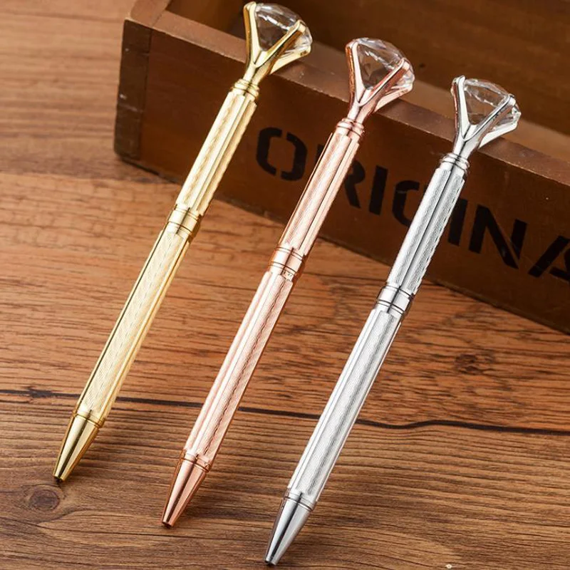 10pcs Crystal Pen Ballpen Fashion Newest Large Diamond Cute Metal Writing Tool For School and Office Supplies Stationery
10pcs Crystal Pen Ballpen Fashion Newest Large Diamond Cute Metal Writing Tool For School and Office Supplies Stationery