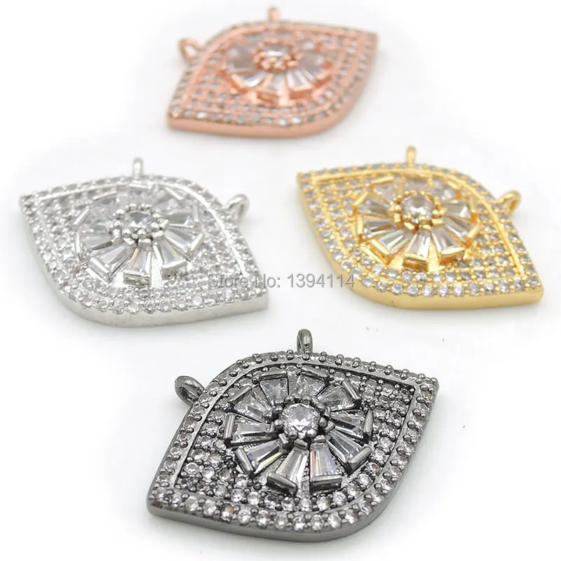 25*17*4mm Micro Pave Clear CZ Eye Charm Of Double Circles Fit For Making Necklaces Jewelry
25*17*4mm Micro Pave Clear CZ Eye Charm Of Double Circles Fit For Making Necklaces Jewelry