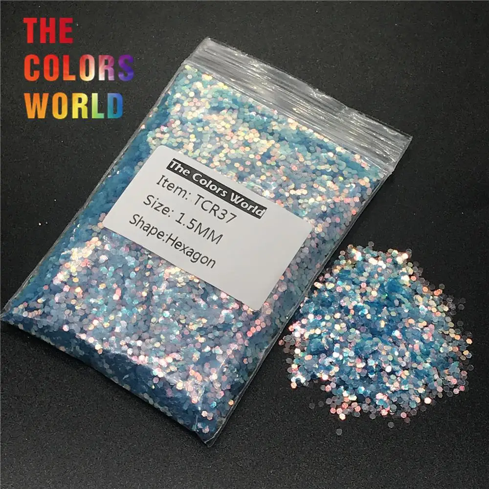 TCR37 Iridescent Rainbow Blue Gold Color Hexagon Shape Glitter Nail Art Decoration Face Paint Makeup Henna Tattoo Handwork DIY
TCR37 Iridescent Rainbow Blue Gold Color Hexagon Shape Glitter Nail Art Decoration Face Paint Makeup Henna Tattoo Handwork DIY