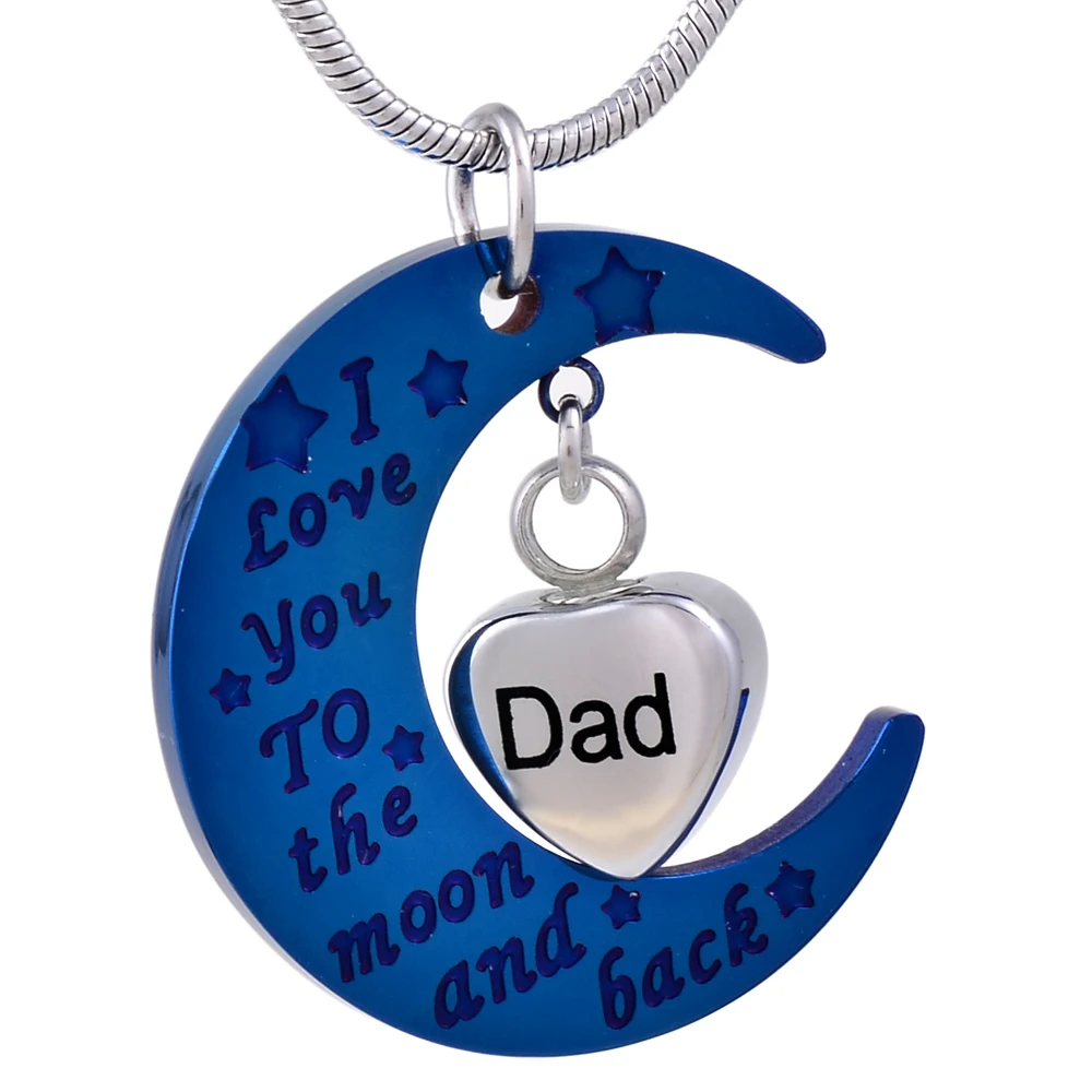 IJD9470 I Love You To The Moon And Back урна в виде сердца ожерелье для папы из нержавеющей стали
IJD9470 I Love You To The Moon And Back урна в виде сердца ожерелье для папы из нержавеющей стали