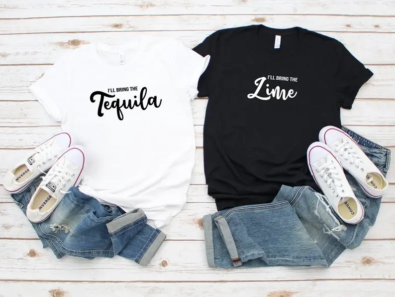 Skuggnas New Arrival I'll Bring The Tequila Lime Matching Bestie Best Friend Shirts T Shirts Gifts For Friends Cute Matching top
Skuggnas New Arrival I'll Bring The Tequila Lime Matching Bestie Best Friend Shirts T Shirts Gifts For Friends Cute Matching top