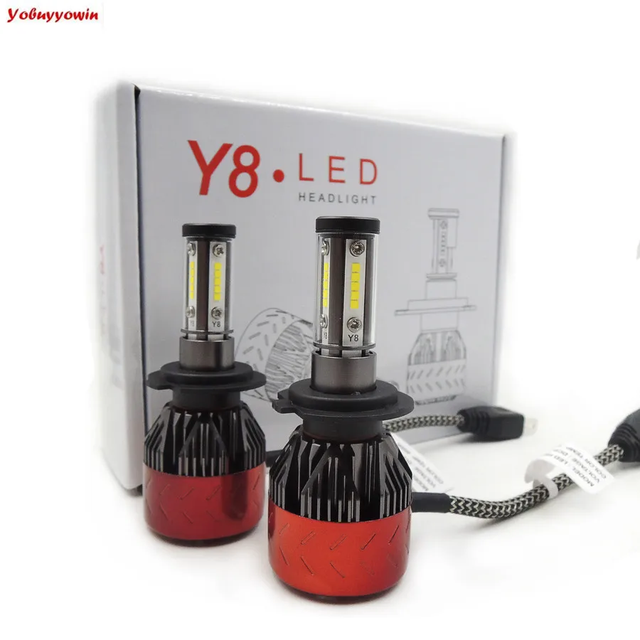 Y8 Powered By 20*CSP Seoul Chips H7 18000LM LED Headlight Conversion Kit,High beam, Low beam headlamp, DRL Light Error Free
Y8 Powered By 20*CSP Seoul Chips H7 18000LM LED Headlight Conversion Kit,High beam, Low beam headlamp, DRL Light Error Free