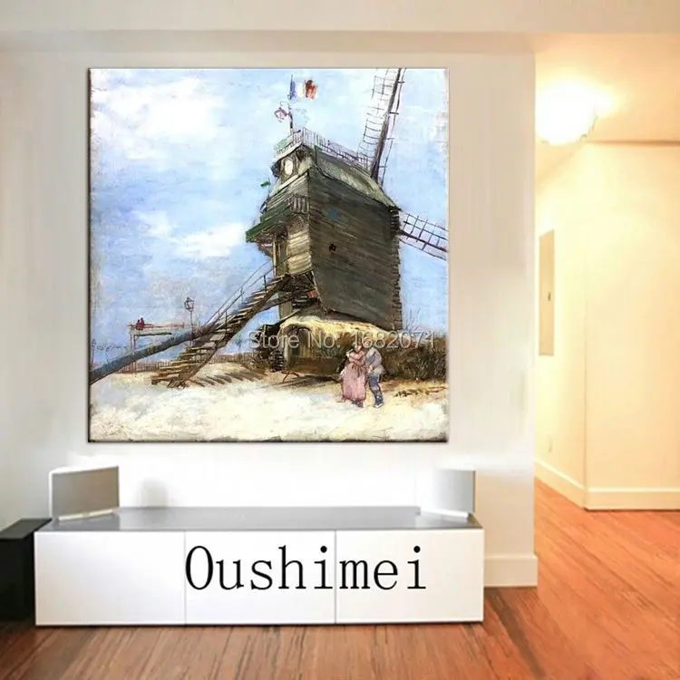 Professional Artist Hand-Painted Vincent Van Gogh Famous Le Moulin de la Galette 4 Oil Painting On Canvas Reproduction Painting
Professional Artist Hand-Painted Vincent Van Gogh Famous Le Moulin de la Galette 4 Oil Painting On Canvas Reproduction Painting