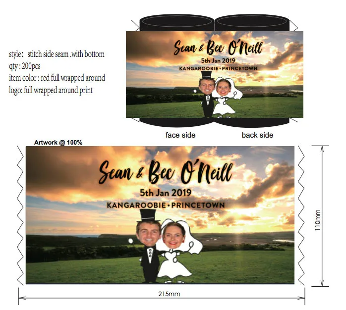 200pcs Stubby Holders Custom With Customer Design/Logo Print Neoprene Beer Cooler Can Cooler For Wine Foods And Beer Bottle
200pcs Stubby Holders Custom With Customer Design/Logo Print Neoprene Beer Cooler Can Cooler For Wine Foods And Beer Bottle