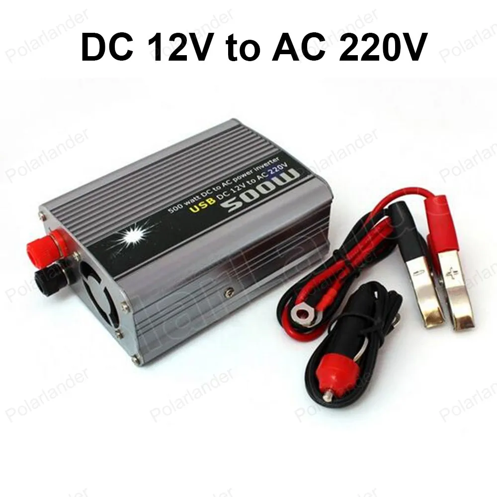 DC 12V to AC 220V modified sine wave Transformer 500W USB Charger Car Vehicle Power Supply Switch
DC 12V to AC 220V modified sine wave Transformer 500W USB Charger Car Vehicle Power Supply Switch