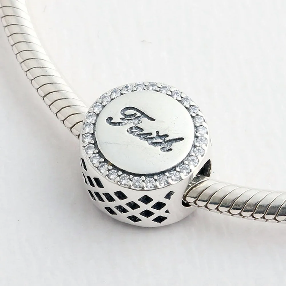 Authentic 925 Sterling Silver Charm Simple Cross Round Crystal Beads For Original Pandora Charm Bracelets & Bangles Jewelry
Authentic 925 Sterling Silver Charm Simple Cross Round Crystal Beads For Original Pandora Charm Bracelets & Bangles Jewelry