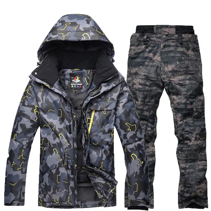 10 K Camouflage For Men Ski Set Snowboard Windproof Waterproof Breathable Suit Winter Suit Jacket + Outdoor Warmth Trousers
10 K Camouflage For Men Ski Set Snowboard Windproof Waterproof Breathable Suit Winter Suit Jacket + Outdoor Warmth Trousers