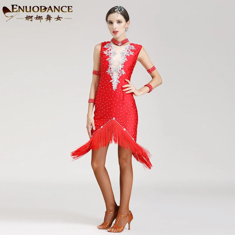 5 Colors Latin Dance Dress Tassel Women Lumba Dancing Suit Girls Diamond Dancewear Samba Salsa Latin Dance Costumes D-0136
5 Colors Latin Dance Dress Tassel Women Lumba Dancing Suit Girls Diamond Dancewear Samba Salsa Latin Dance Costumes D-0136