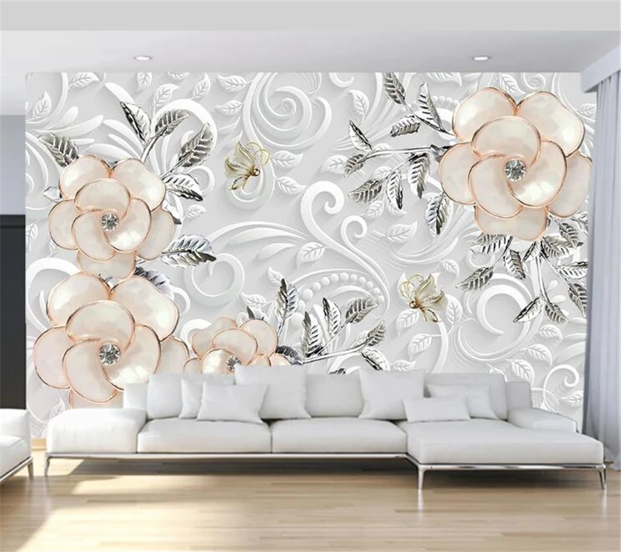 wellyu Custom Wallpaper papier peint Diamond jewelry flower beautiful fractal art living room TV background wall behang
wellyu Custom Wallpaper papier peint Diamond jewelry flower beautiful fractal art living room TV background wall behang