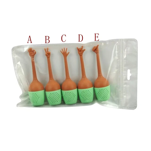100pcs/lot Gesture style Tea Strainer Teapot Thumb OK Silicone Tea Infuser Filter Tea & Coffee Drinkware
100pcs/lot Gesture style Tea Strainer Teapot Thumb OK Silicone Tea Infuser Filter Tea & Coffee Drinkware