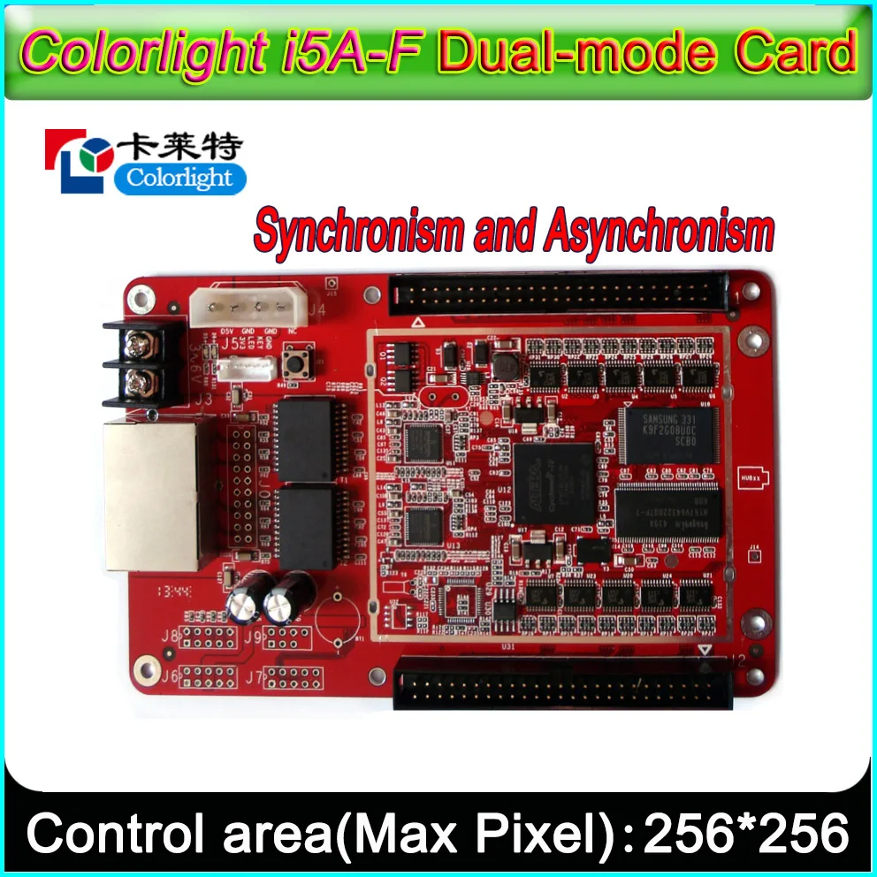 Colorlight i5A-F Control card,Support for both synchronous and asynchronous control, LED Display Full color control card
Colorlight i5A-F Control card,Support for both synchronous and asynchronous control, LED Display Full color control card