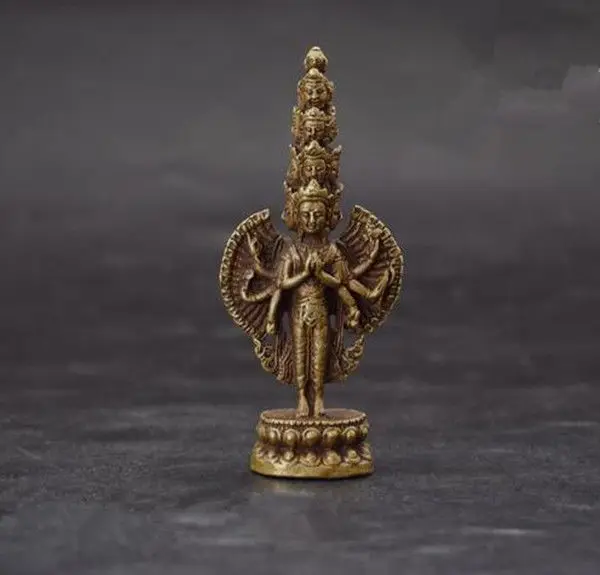 Antique Copper Collection Thousand Handed Guanyin Bodhisattva Buddha statue ornament Home Desktop Decoration Crafts
Antique Copper Collection Thousand Handed Guanyin Bodhisattva Buddha statue ornament Home Desktop Decoration Crafts