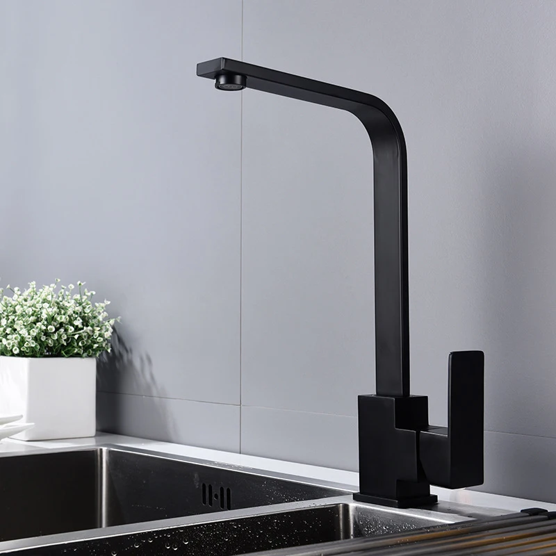 Kitchen Faucet Stainless Steel 360 Degree Rotating Cold and Hot Mixer Water Tap Swivel Spout Faucet Bathroom Single Lever Faucet
Kitchen Faucet Stainless Steel 360 Degree Rotating Cold and Hot Mixer Water Tap Swivel Spout Faucet Bathroom Single Lever Faucet