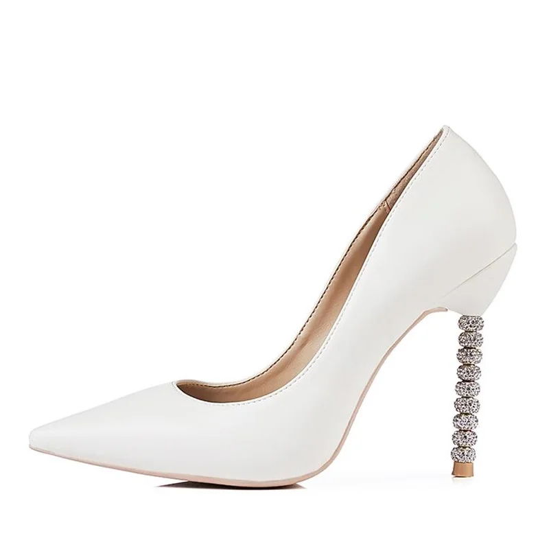 Shoes Autumn For Women Pointed Toe Shallow Pumps Crystal Beading Heels 10 Or 8 CM High Thin Ladies Night Club Dress Pumps
Shoes Autumn For Women Pointed Toe Shallow Pumps Crystal Beading Heels 10 Or 8 CM High Thin Ladies Night Club Dress Pumps