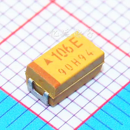 Пластырь танталовый конденсатор 106E 25В 10 УФ-типа C 6032 10% воздуховод емкостный желтый конденсатор полярности
Пластырь танталовый конденсатор 106E 25В 10 УФ-типа C 6032 10% воздуховод емкостный желтый конденсатор полярности
