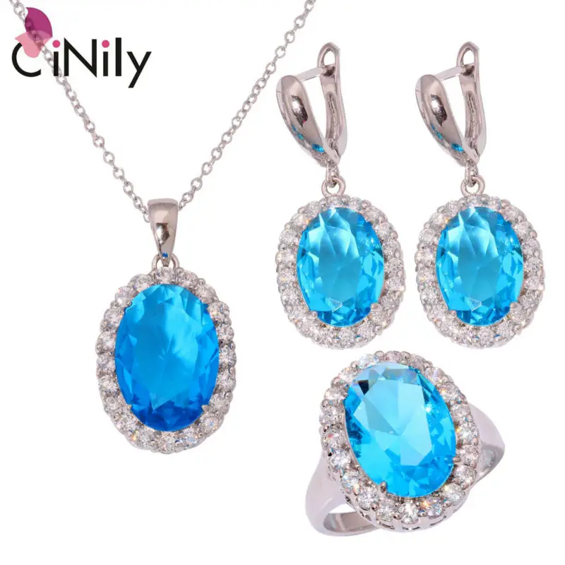 CiNily Multigem Cubic Zirconia Silver Plated Wholesale Hot for Women Jewelry Necklace Pendant Earrings Ring Jewelry Set NT221-25
CiNily Multigem Cubic Zirconia Silver Plated Wholesale Hot for Women Jewelry Necklace Pendant Earrings Ring Jewelry Set NT221-25