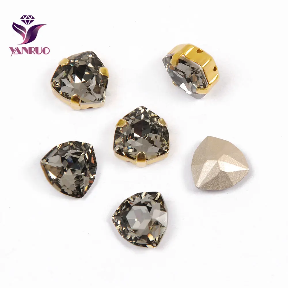 YANRUO 4706 Trilliant All Sizes Black Diamond Crystal Stone Pointback Strass Glass Sewing Rhinestones Glass Bright Appliques
YANRUO 4706 Trilliant All Sizes Black Diamond Crystal Stone Pointback Strass Glass Sewing Rhinestones Glass Bright Appliques