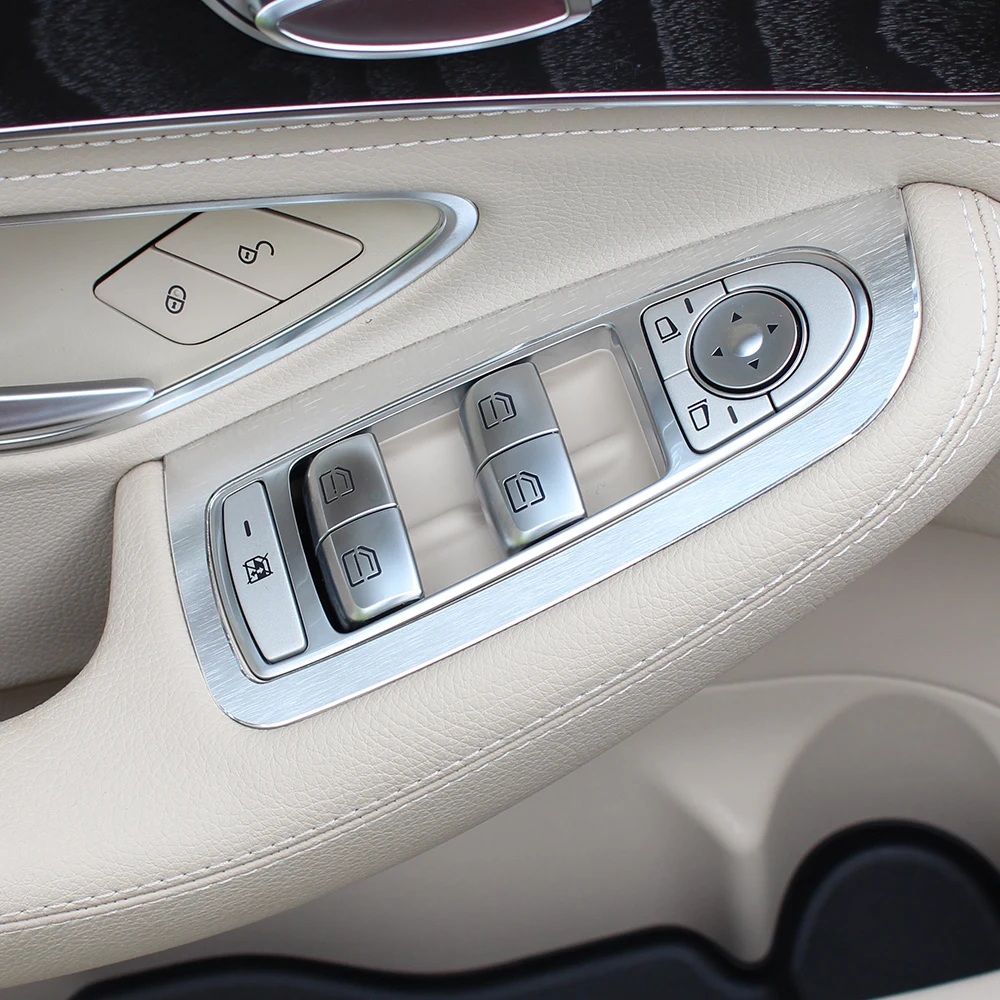4pcs For Mercedes-Benz C Class W205 GlC X253 2015-2018 Window Lift Button Cover Trim Left Hand Drive Car Accessory
4pcs For Mercedes-Benz C Class W205 GlC X253 2015-2018 Window Lift Button Cover Trim Left Hand Drive Car Accessory
