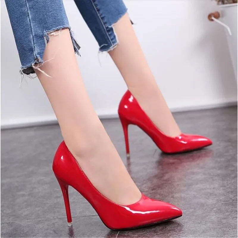 Big Size Shoes Women High Heels 2022 Summer Basic Office Ladies Shoe Pumps Fashion Pointed Concise Leather Heel Zapatos De Mujer
Big Size Shoes Women High Heels 2022 Summer Basic Office Ladies Shoe Pumps Fashion Pointed Concise Leather Heel Zapatos De Mujer