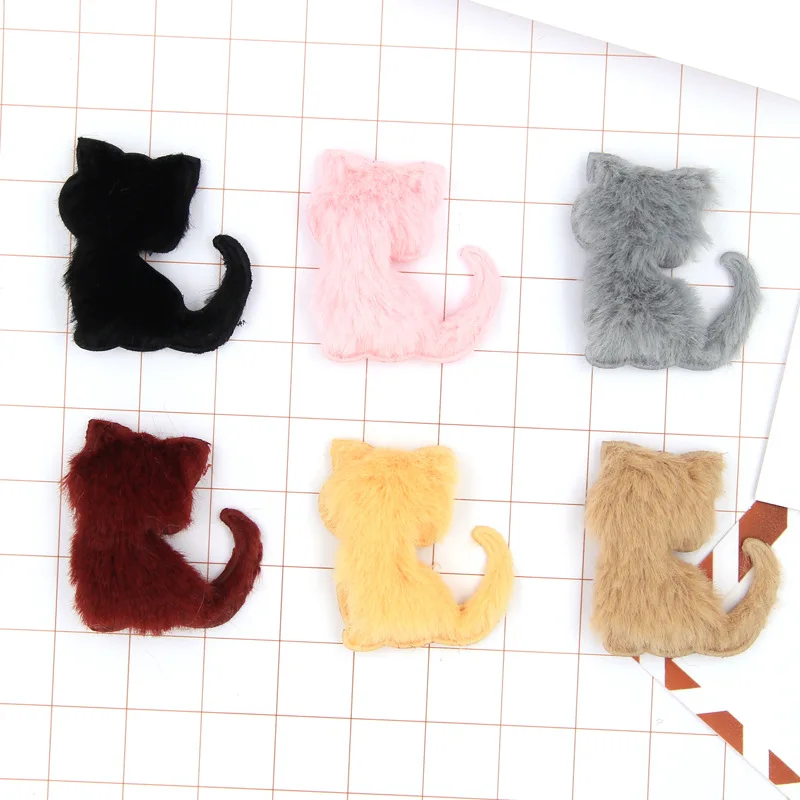24pcs/lot 4.5x4.9cm Mix colors Plush Cat Padded Appliques For Children hair Clip Accessories and DIY Kid patches
24pcs/lot 4.5x4.9cm Mix colors Plush Cat Padded Appliques For Children hair Clip Accessories and DIY Kid patches