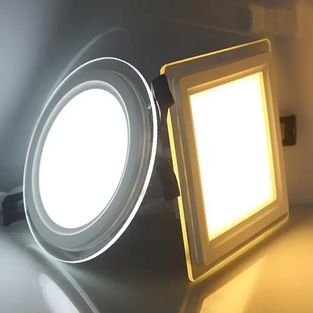 Dimmable LED Panel Downlight Square Glass Panel Lights High Brightness Ceiling Recessed Lamps For Home SMD5730 AC110V AC220V
Dimmable LED Panel Downlight Square Glass Panel Lights High Brightness Ceiling Recessed Lamps For Home SMD5730 AC110V AC220V