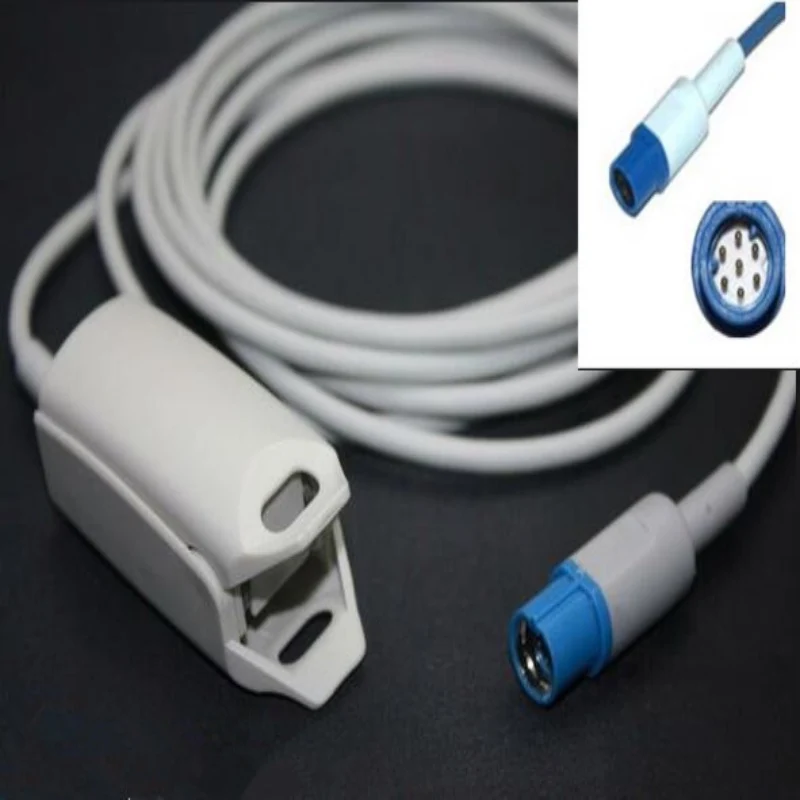 Free Shipping Compatible For Drager 7pin Adult FingerClip Spo2 Sensor Pulse Oximeter Spo2 Probe Oxygen Sensor Cable TPU 3M
Free Shipping Compatible For Drager 7pin Adult FingerClip Spo2 Sensor Pulse Oximeter Spo2 Probe Oxygen Sensor Cable TPU 3M