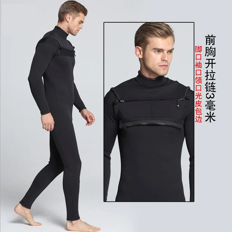 3mm new all black open chest zipper diving suit diving suit warm insulation man diving suit wetsuit Free diving suit
3mm new all black open chest zipper diving suit diving suit warm insulation man diving suit wetsuit Free diving suit
