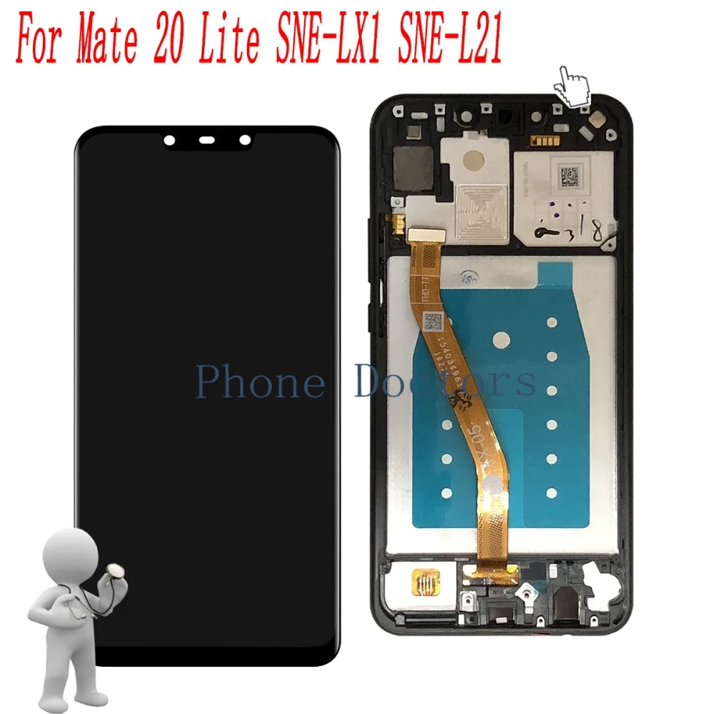 6.3'' Full LCD Display +Touch Screen Digitizer Assembly With Frame For Huawei Mate 20 Lite SNE-LX1 SNE-LX2 SNE-LX3 SNE-L01 L02
6.3'' Full LCD Display +Touch Screen Digitizer Assembly With Frame For Huawei Mate 20 Lite SNE-LX1 SNE-LX2 SNE-LX3 SNE-L01 L02