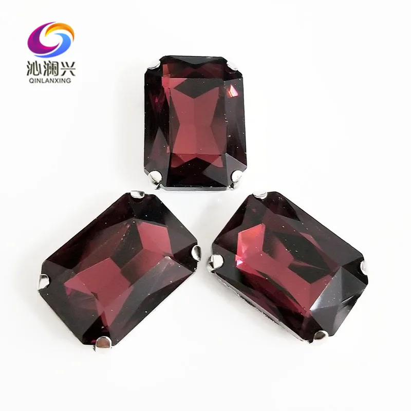 Wine Red Rectangle Octagonal Shape High Quality Glass Crystal Sew on Claw Loose Rhinestones,Diy Clothing Sewing Accessories
Wine Red Rectangle Octagonal Shape High Quality Glass Crystal Sew on Claw Loose Rhinestones,Diy Clothing Sewing Accessories
