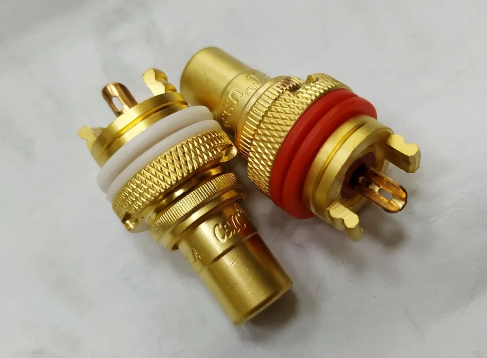 Copper CMC RCA Female Socket Terminal Jack Socket AV Audio Video Connector High Quality
Copper CMC RCA Female Socket Terminal Jack Socket AV Audio Video Connector High Quality