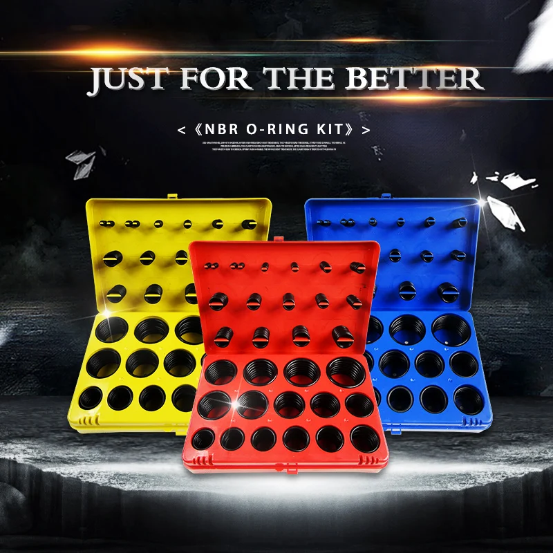 Black Rubber Ring 30Size Nitrile O ring Seal Washer Sealing NBR O-ring Gasket Red/Blue/Yellow Assortment Set Kit Box
Black Rubber Ring 30Size Nitrile O ring Seal Washer Sealing NBR O-ring Gasket Red/Blue/Yellow Assortment Set Kit Box