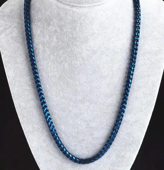 Fashion Gifts Stainless Steel Blue Smooth figaro Chain Necklace Men's Jewelry 22''
Fashion Gifts Stainless Steel Blue Smooth figaro Chain Necklace Men's Jewelry 22''