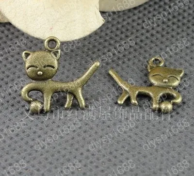 Fashion Jewelry Findings Accessories charm pendant alloy bead Antique Bronze 18*19MM cat shape 100PCS JJA2349
Fashion Jewelry Findings Accessories charm pendant alloy bead Antique Bronze 18*19MM cat shape 100PCS JJA2349