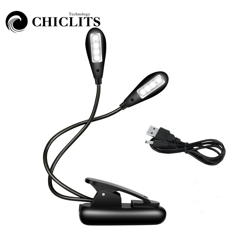 Table Lamp Led Desk Light USB 8LED Clip-on With Flexible Goosenecks Night Lights Bedroom Reading Book Lighting For Kids Students
Table Lamp Led Desk Light USB 8LED Clip-on With Flexible Goosenecks Night Lights Bedroom Reading Book Lighting For Kids Students