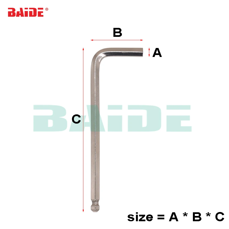 1.5 2 2.5 3 4 5 6 mm L Shape Long Arm Ball Point Hex Key Wrench for Hex Head Bolts Bicycle Bike Repair Accessories 200pcs/lot
1.5 2 2.5 3 4 5 6 mm L Shape Long Arm Ball Point Hex Key Wrench for Hex Head Bolts Bicycle Bike Repair Accessories 200pcs/lot