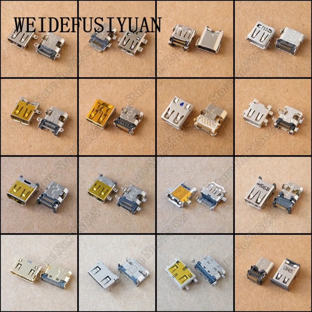 16 Models /32pieces Tablet PC Micro HDMI Port 19P mini Jack Female Connector 19-pin HDMI USB Jack Socket
16 Models /32pieces Tablet PC Micro HDMI Port 19P mini Jack Female Connector 19-pin HDMI USB Jack Socket
