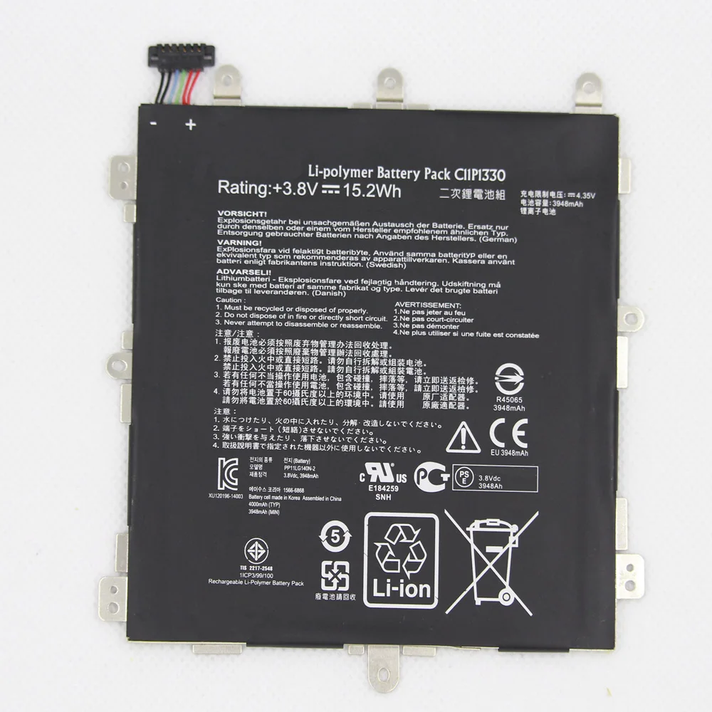 5 шт./лот ISUNOO 3948 мАч C11P1330 аккумулятор для планшета ASUS MeMO Pad 8 ME581C K01H K015 ME8150C внутренняя замена
5 шт./лот ISUNOO 3948 мАч C11P1330 аккумулятор для планшета ASUS MeMO Pad 8 ME581C K01H K015 ME8150C внутренняя замена