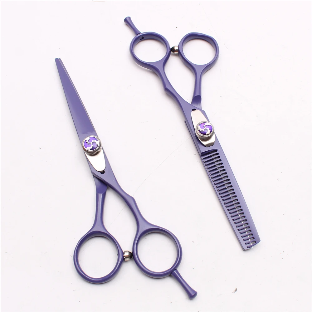 C1018 5.5" Purple Scissors JP Customized Logo Professional Hairdressing Cutting and Thinning Scissors Salon Hair Styling Tools
C1018 5.5" Purple Scissors JP Customized Logo Professional Hairdressing Cutting and Thinning Scissors Salon Hair Styling Tools