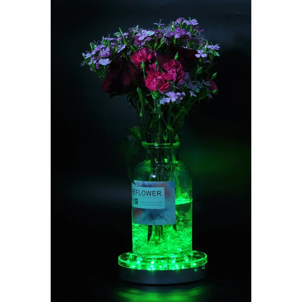 15CM Diameter, Silver Body, Clear Cap, Mirror Center, 24Keys Remote Controlled Rechargeable LED Vase Light Base Wedding Decor
15CM Diameter, Silver Body, Clear Cap, Mirror Center, 24Keys Remote Controlled Rechargeable LED Vase Light Base Wedding Decor